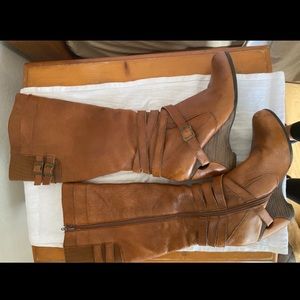 Miz Mooz Tall Wedge Boots